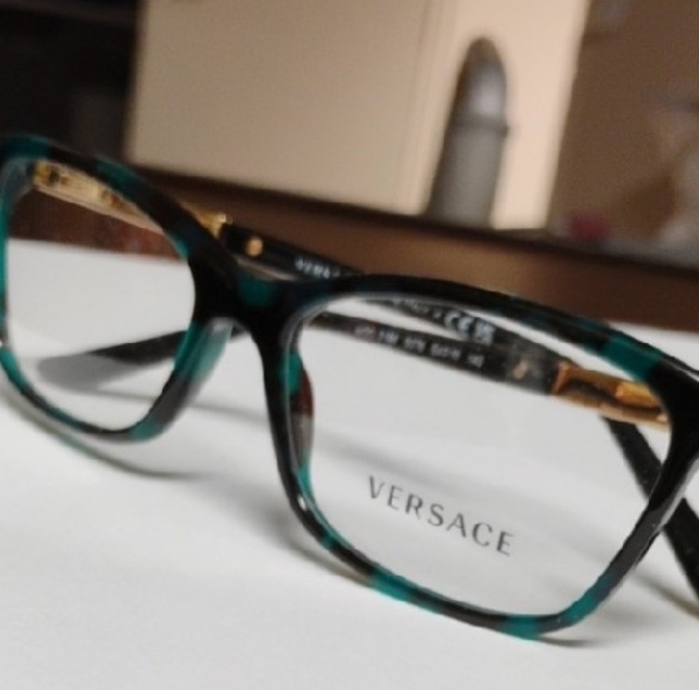 Versace Green Havana Frames - Picture 5 of 5